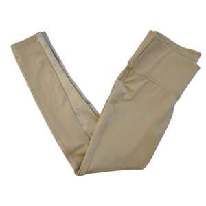 SPANX Beige Leggings with Faux Suede